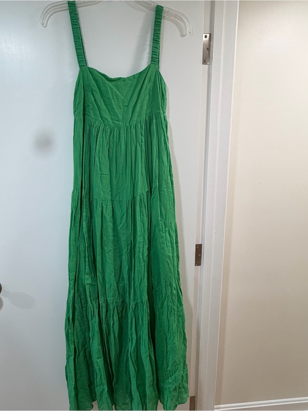 HYFVE Emerald Green Tiered Maxi Dress